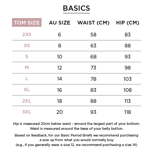 Period Brief - Full Brief Heavy Basics